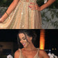 Long Gold Sequin Plunge V Neck Evening prom Gown Dresses cg3553