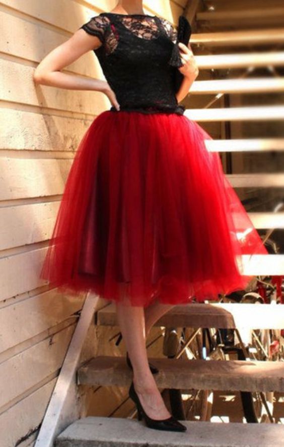 Red Party Dress,Tulle  Dresses,New Arrival Formal homecoming dresses cg3736