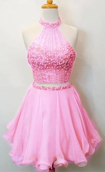 Short Homecoming Dress,Two Pieces Homecoming Dress cg4566