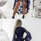 A-Line V-Neck Long Sleeves High Low Lace Custom Homecoming Dress cg4669