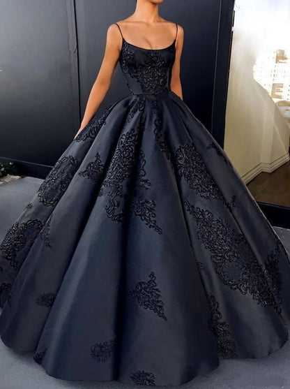 Spaghetti Straps Modest Long Best Sale Formal Prom Dress, Ball Gown cg473