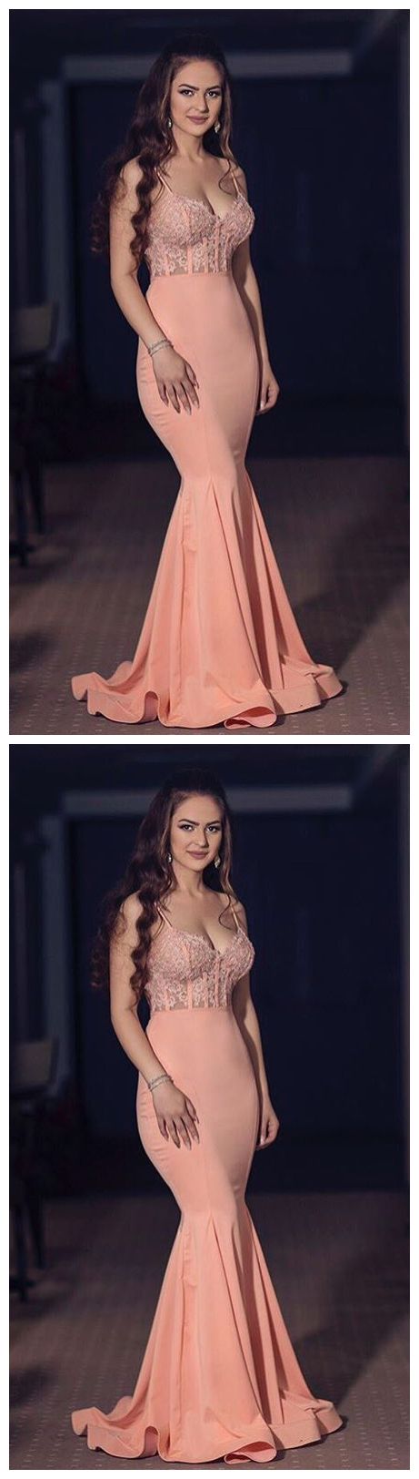 Charming Prom Dress,Sexy Spaghetti Straps Evening Dress,Mermaid Prom Dress,formal gowns cg5137