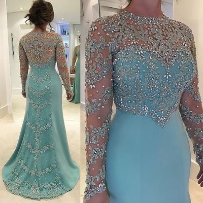 Turquoise Plus Size Mother of the Bride Dresses, Evening Prom Dresses cg5477
