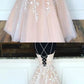 Custom made tulle lace long prom dress, evening dress  cg6001
