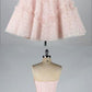 lace homecoming dress, pink homecoming dress, strapless homecoming dress  cg6094