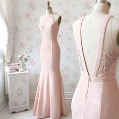 Prom Dresses Simple, Light Pink Party Dress,Vintage Prom Dress   cg6289