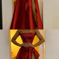 red prom dress elegant prom gown  cg6383