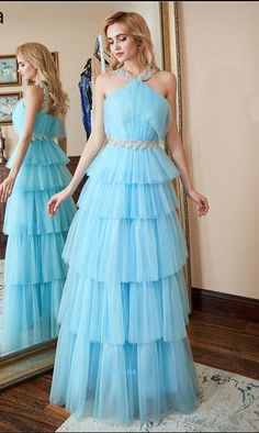 New Arrival Long Prom Dresses Luxury Beaded Top Sleeveless Crystals Satin Formal Evening Dress   cg6720