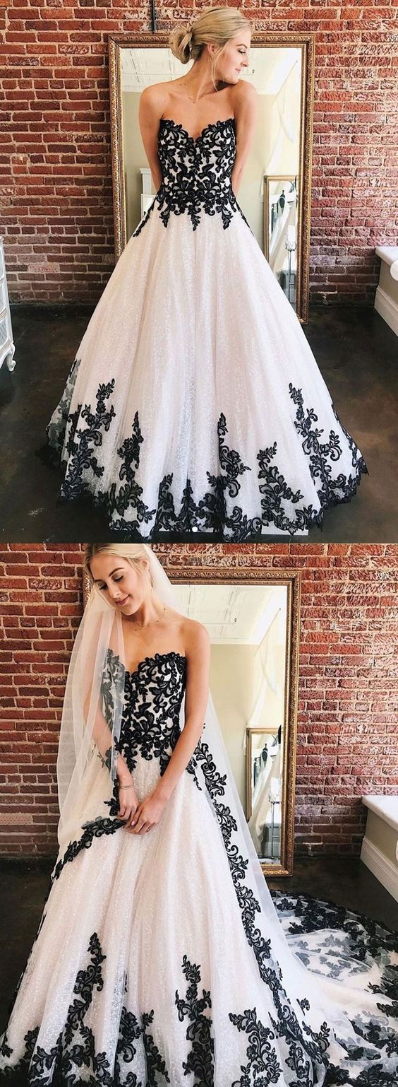Black lace tulle long prom dress, evening dress cg719