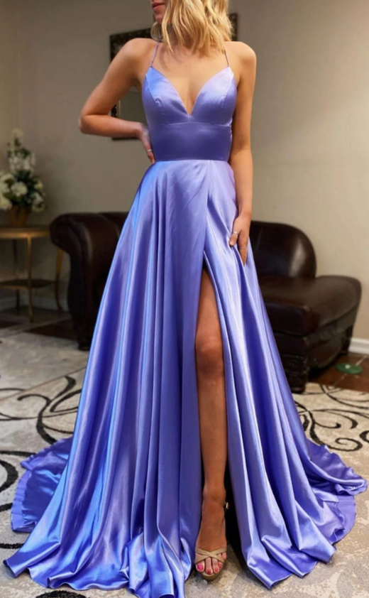 Simple sweetheart backless long satin prom dress evening dress  cg7813