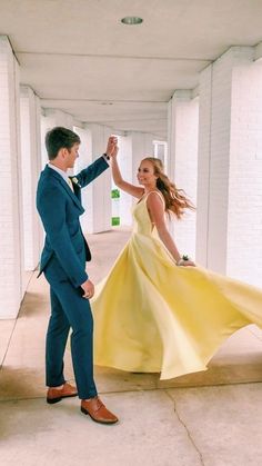 Elegant Yellow Long Evening prom Dress   cg9945